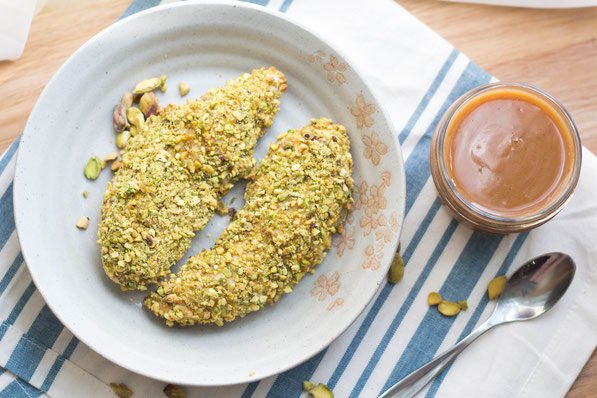 Easy Lemon Sesame Pistachio Crusted Chicken Recipe