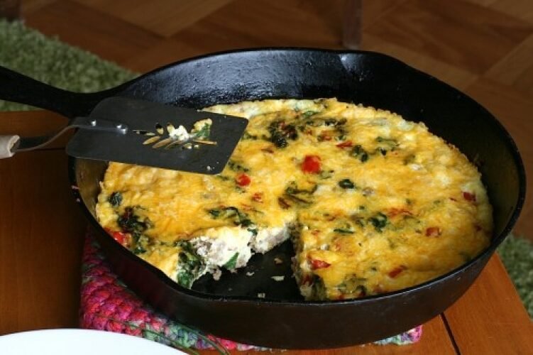 Turkey Sausage Frittata – Quick Side Dish for lovers