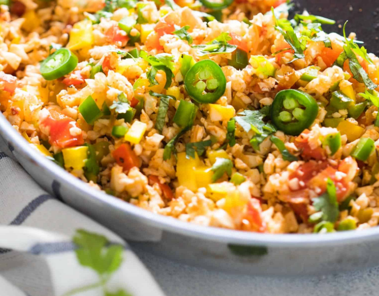 low carb mexican cauliflower rice