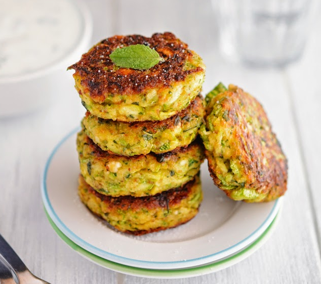 Creamy Greek Zucchini Patties (Low Carb & Gluten-Free)