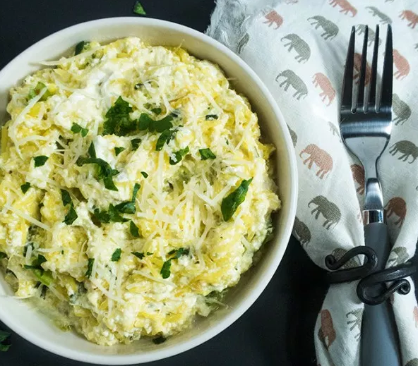 Creamy Spaghetti Squash Ricotta