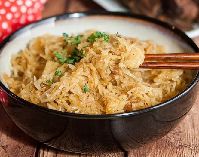 Spaghetti Squash Garlic Noodles