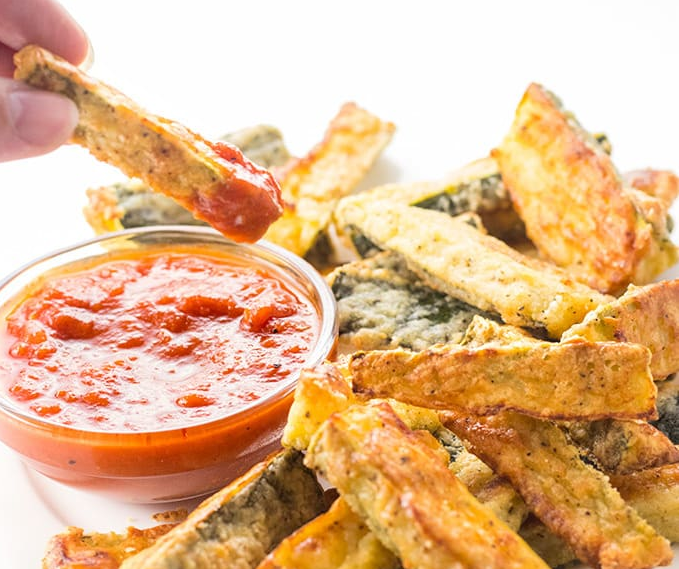 Crispy Oven Baked Zucchini Fries