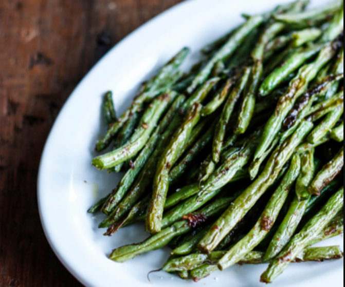 Moroccan Roasted Green Beans