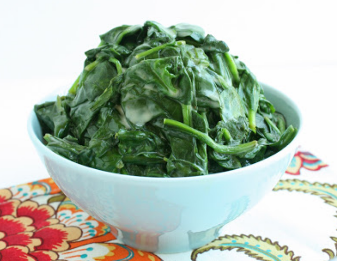 Coconut Creamed Spinach Low Carb