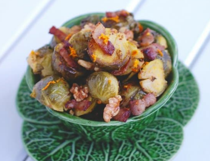 Buttery Bacon Brussels Sprouts